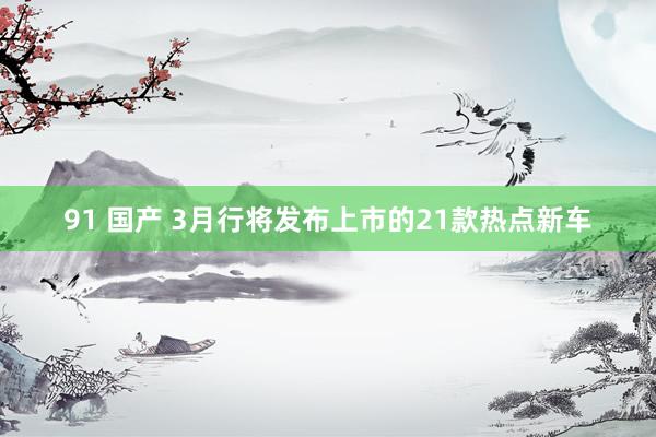 91 国产 3月行将发布上市的21款热点新车