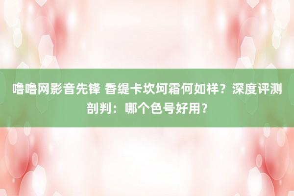 噜噜网影音先锋 香缇卡坎坷霜何如样？深度评测剖判：哪个色号好用？
