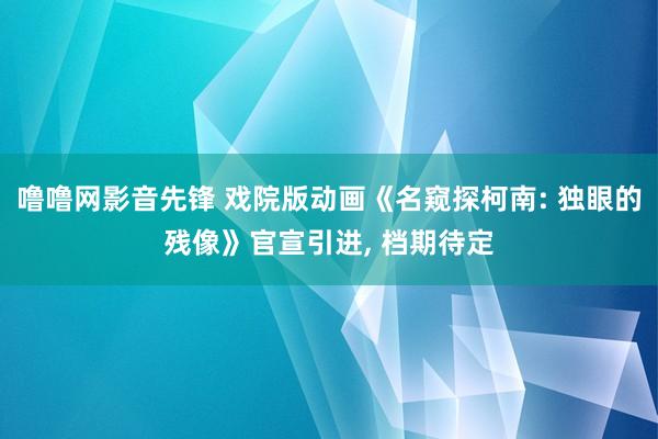 噜噜网影音先锋 戏院版动画《名窥探柯南: 独眼的残像》官宣引进， 档期待定