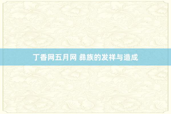 丁香网五月网 彝族的发祥与造成